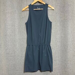 Arc'Teryx Dress Women Small Sleeveless Athletic Blue Gray Drawstring Pockets